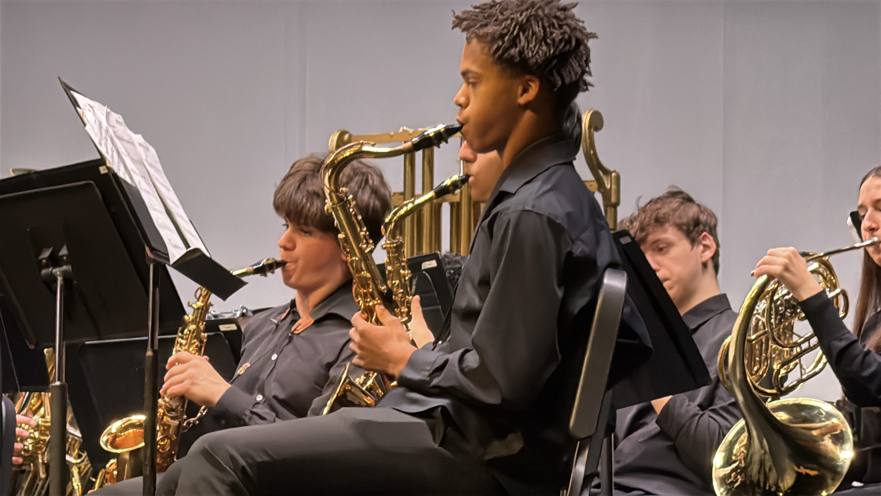 Ricardo Playing Alto Saxophone